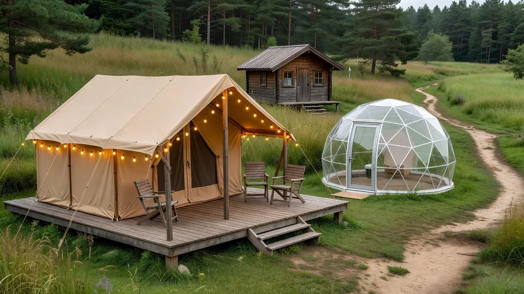 Na czym polega glamping?